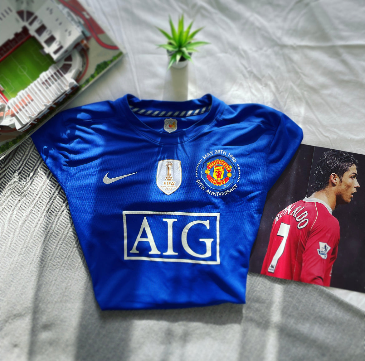 2008-09 Retro Vintage Manchester United Third Ronaldo Shirt