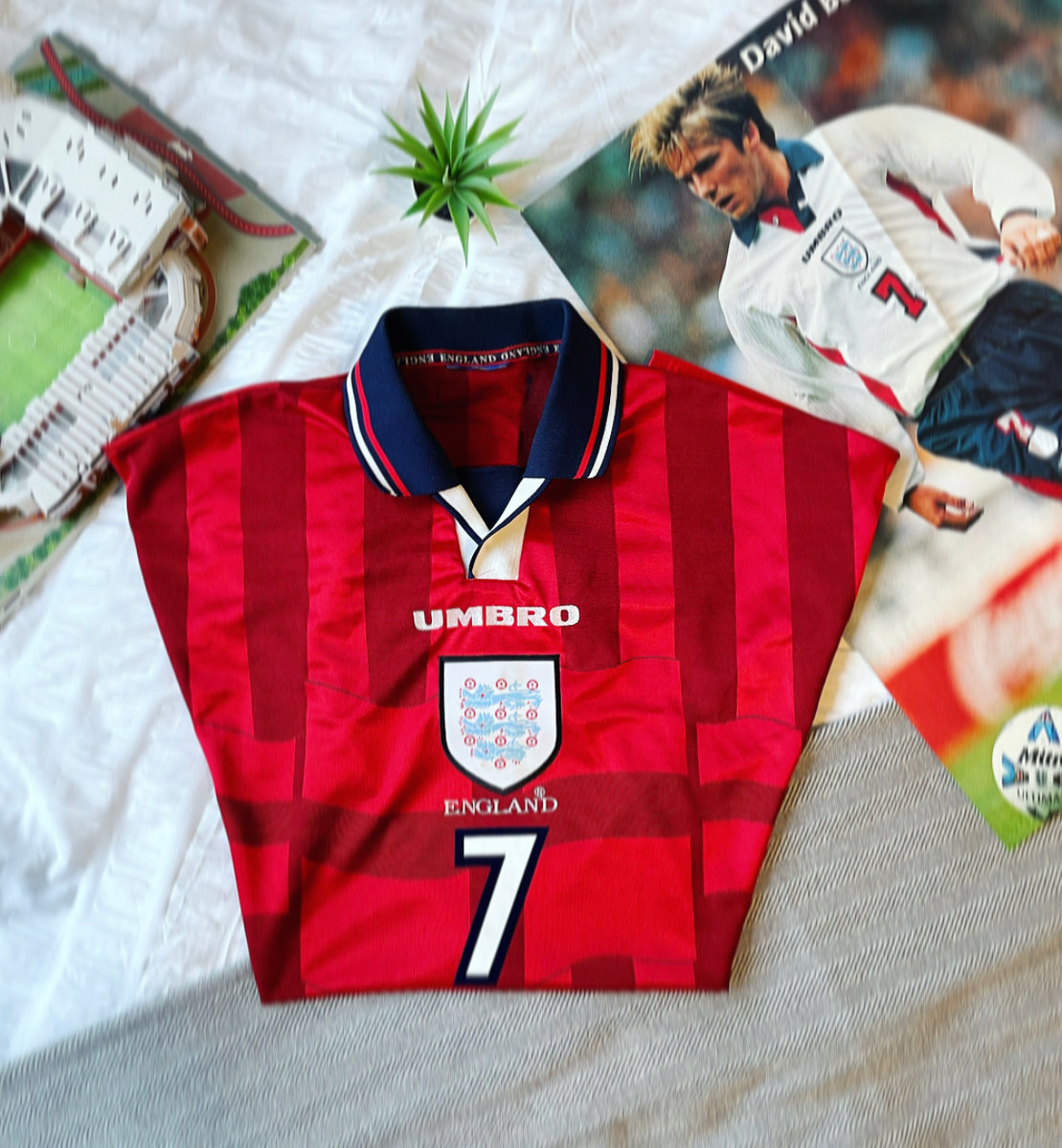 Beckham England 1998 World cup Jersey | Retro collection - XL