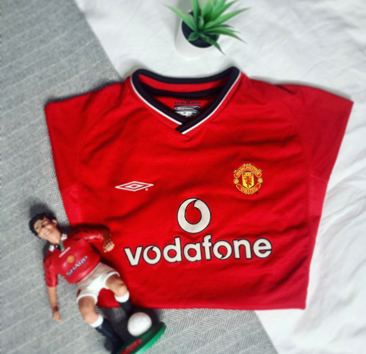 2000-02 Manchester United Home Shirt v. Nistelrooy #10 - 6/10 - (M)