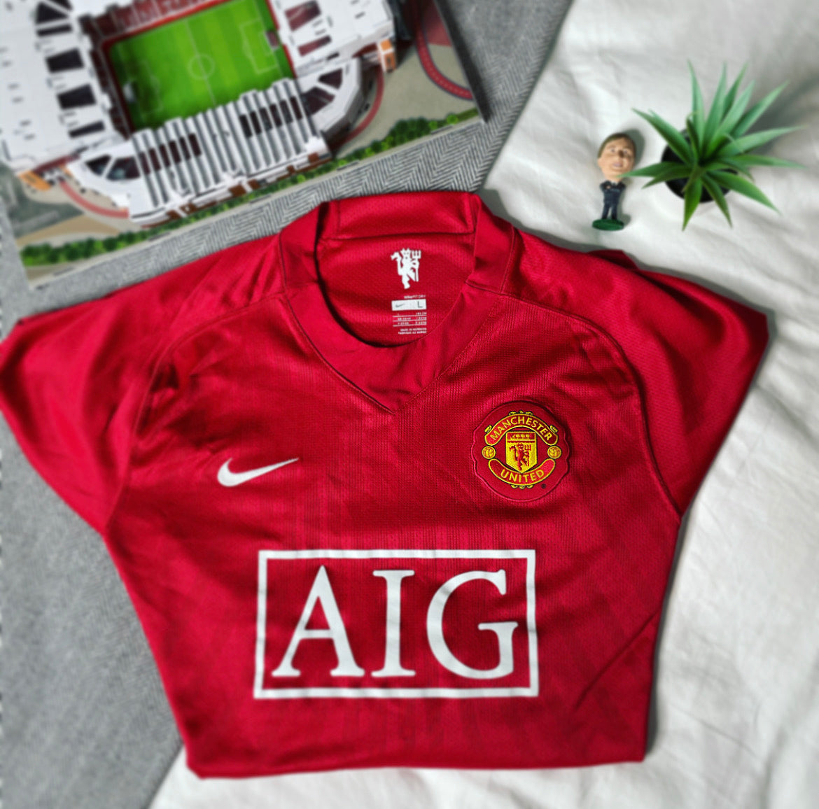 Nike Manchester United Ronaldo 07/08 Away Jersey / Shirt - (Size M)