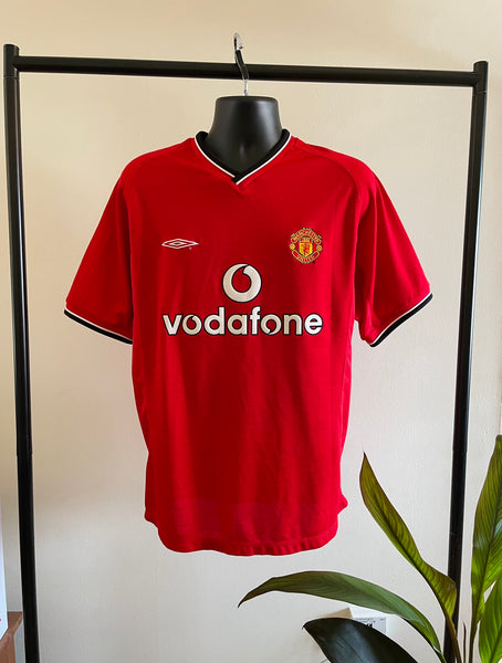 2000-02 Manchester United Home Shirt | Beckham #7 | Very Good | Medium