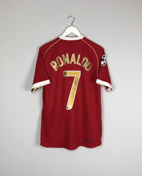 2006-07 Manchester United Home Shirt Ronaldo #7 | Mint | L