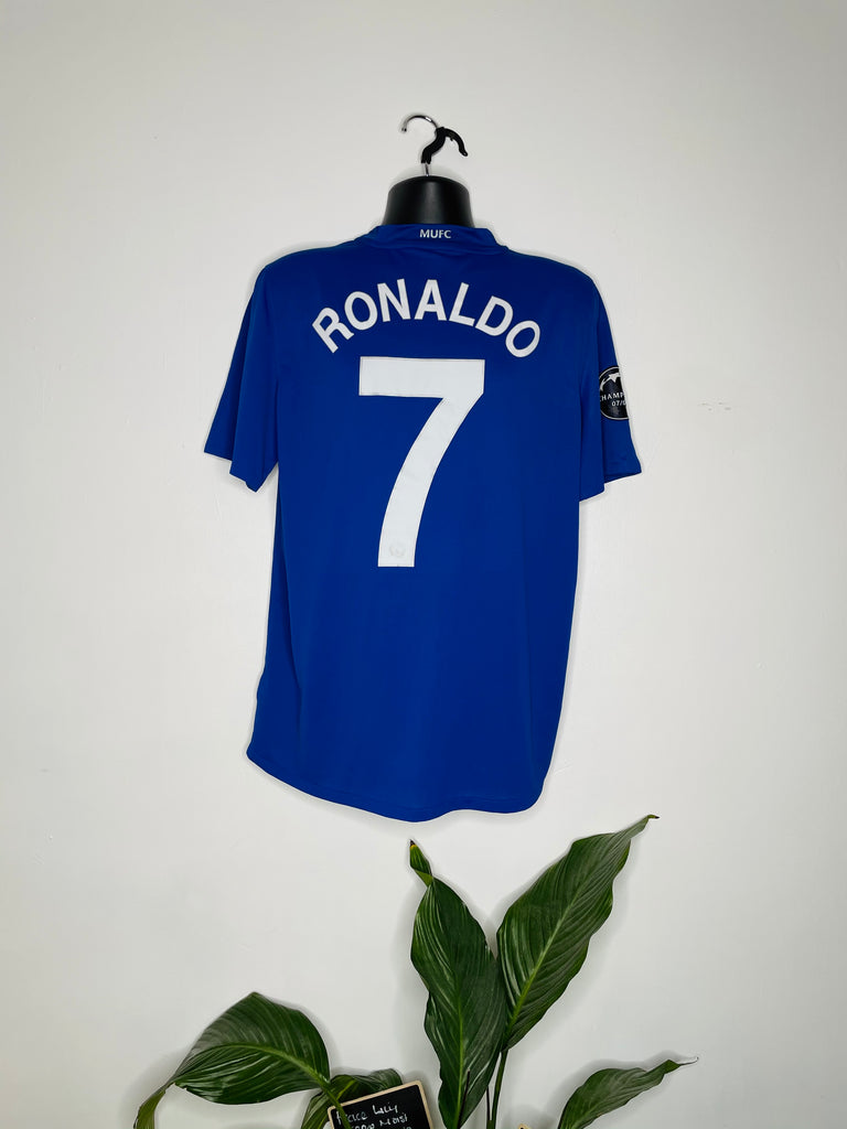 Manchester United Jersey RONALDO #7 Away Soccer Jersey 2007/08