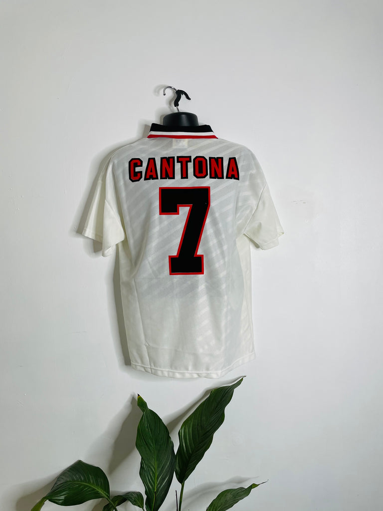 1996-97 Manchester United Away Shirt Cantona #7, Very Good