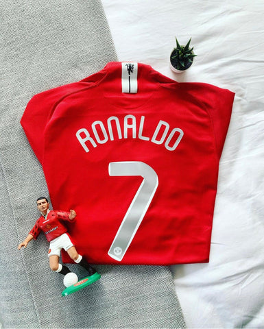 2007-09 Manchester United Home Shirt Ronaldo #7 | Very Good | Medium